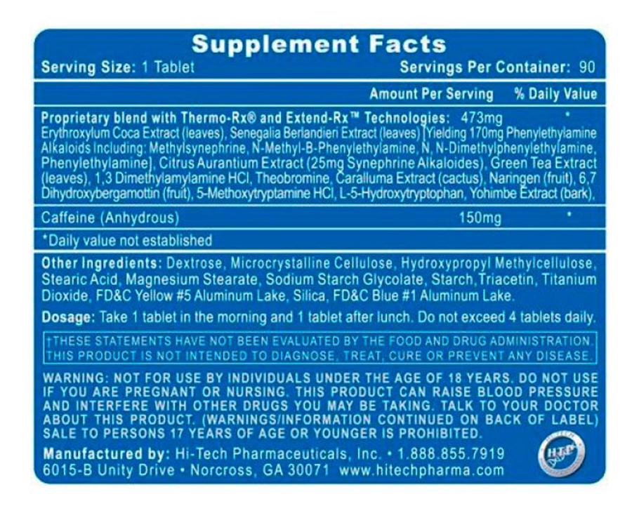 HTP Lipodrene Elite (90 таб.)