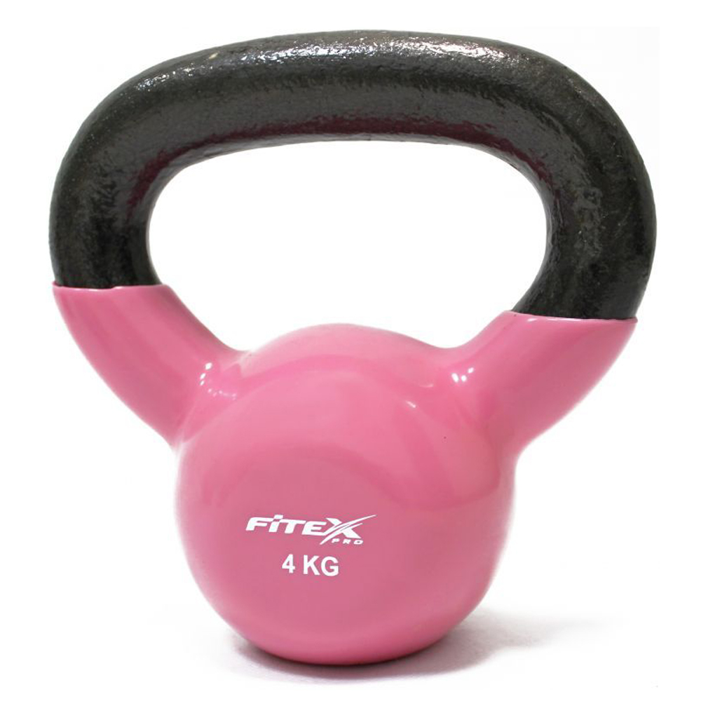 Гиря в виниловой оболочке 4 кг FITEX PRO