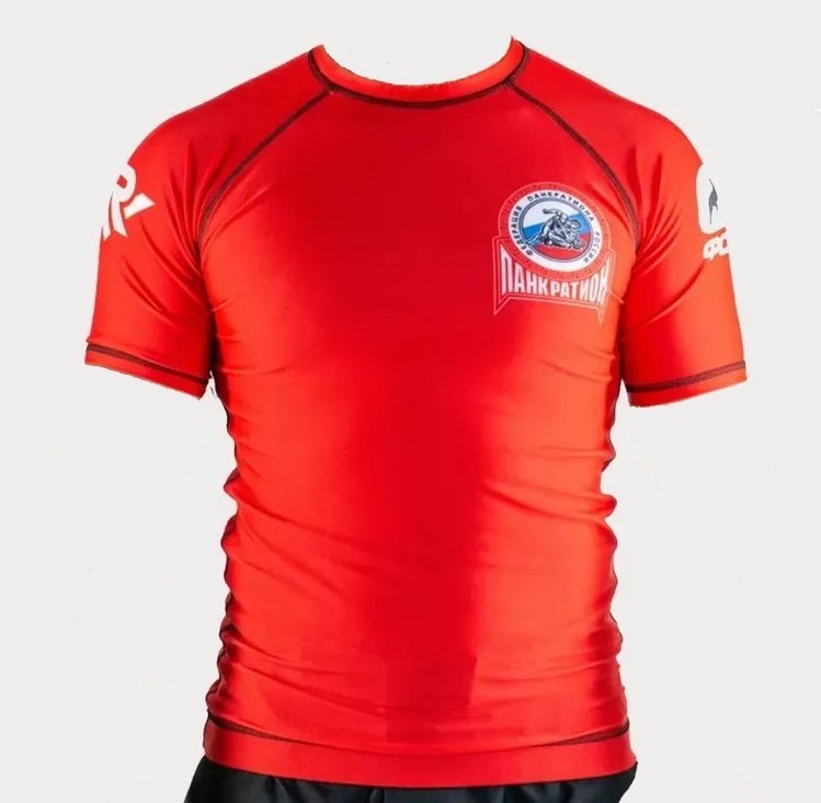 Рашгард Pankration красный
