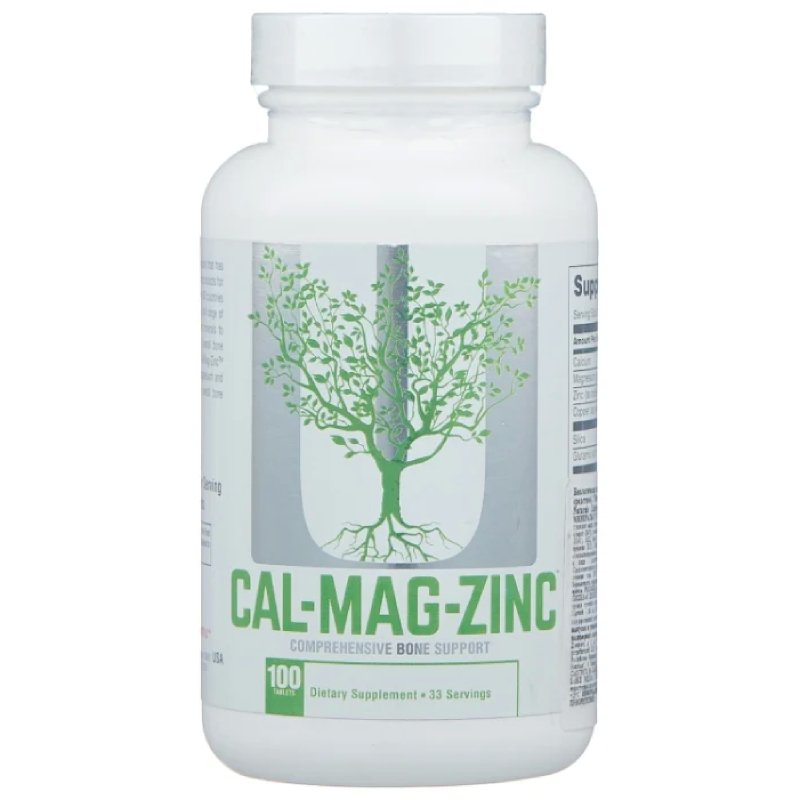 Universal Nutrition Calcium Zinc Magnesium (100 таб.)