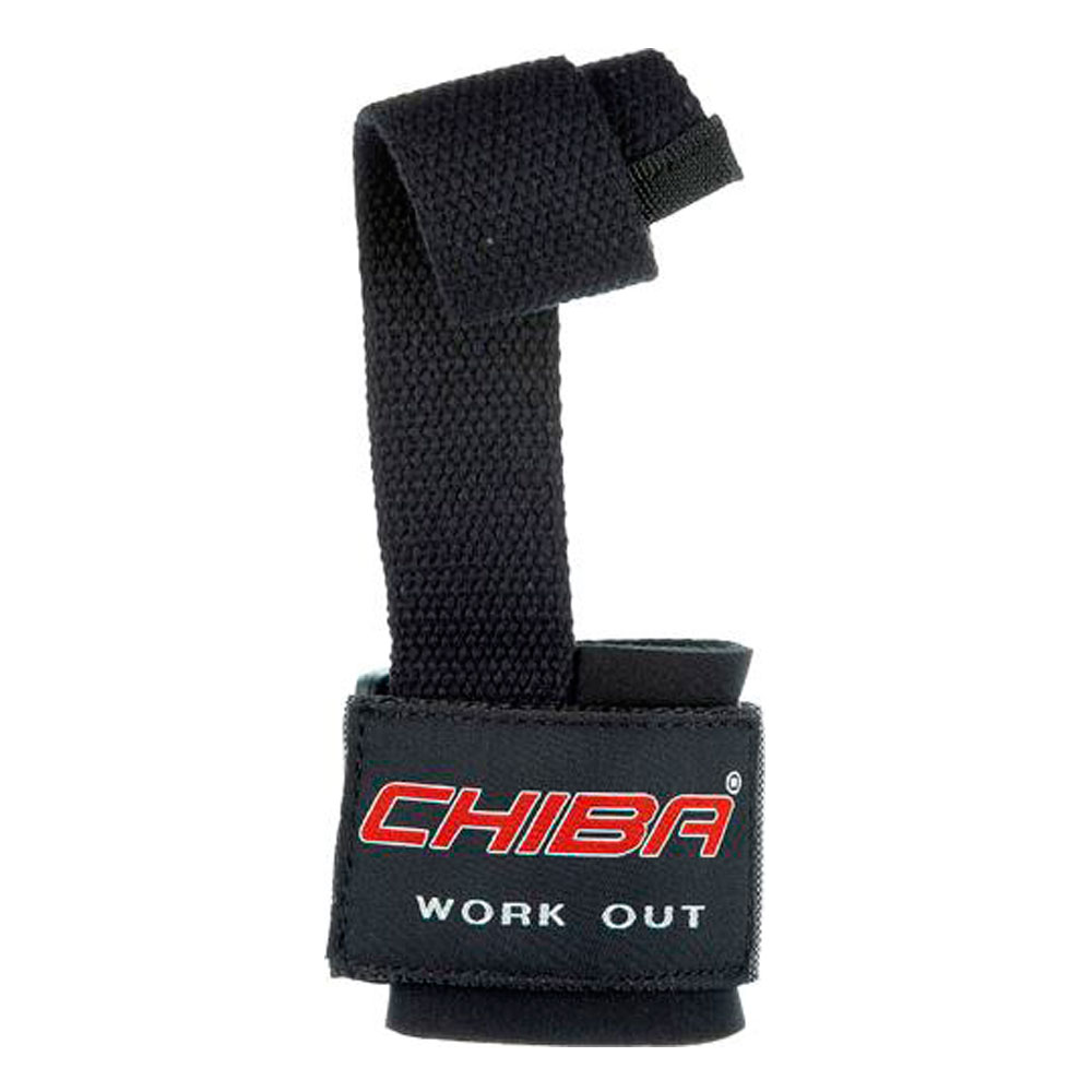 Лямки кистевые хлопок,черные 30см CHIBA 40620