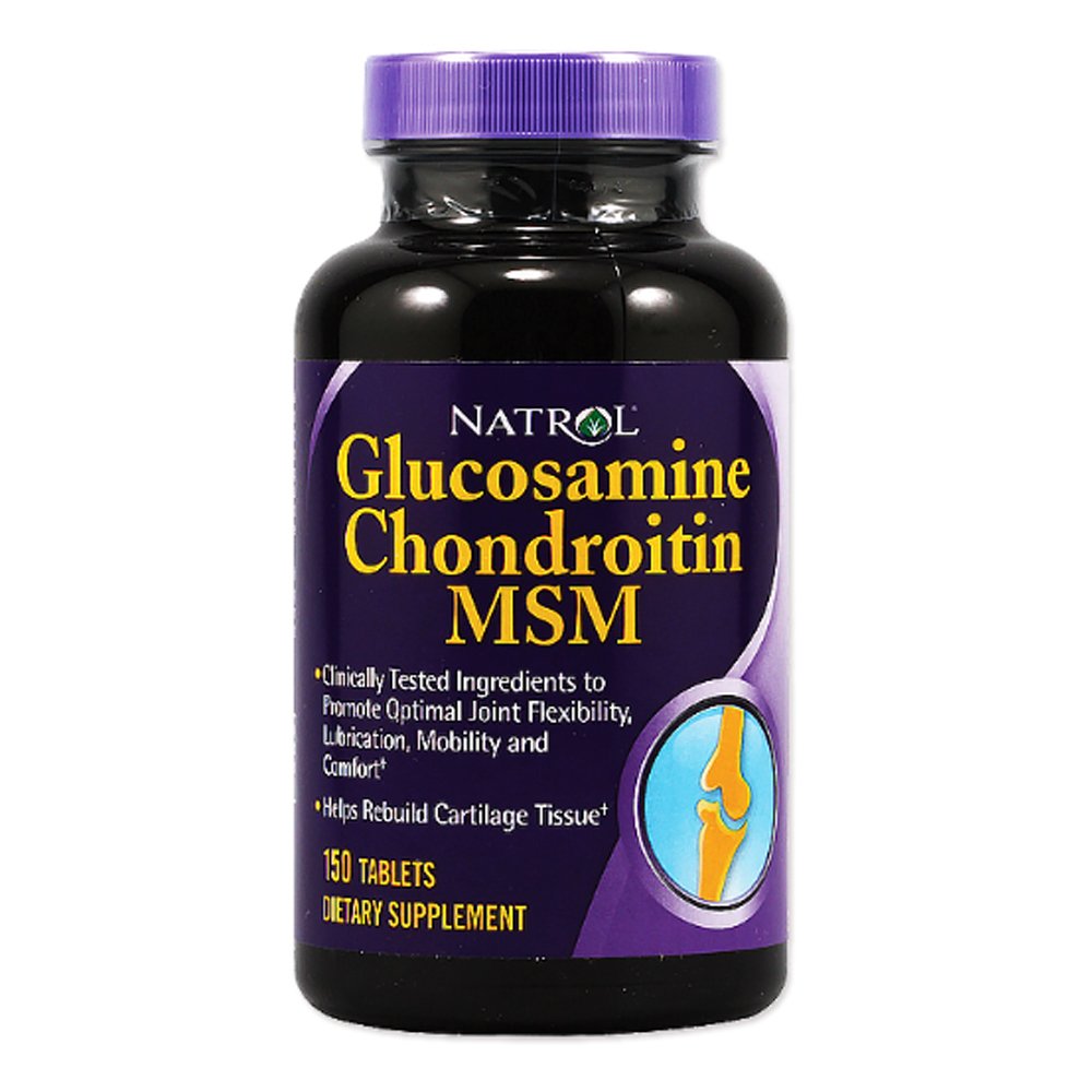 Natrol Glucosamine + Chondroitin plus MSM  (150 таб.)