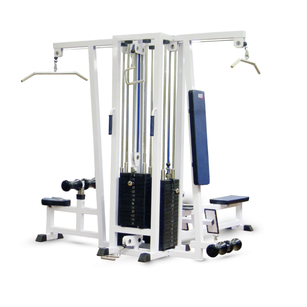 4-х позиционная станция с одинарной блочной рамкой