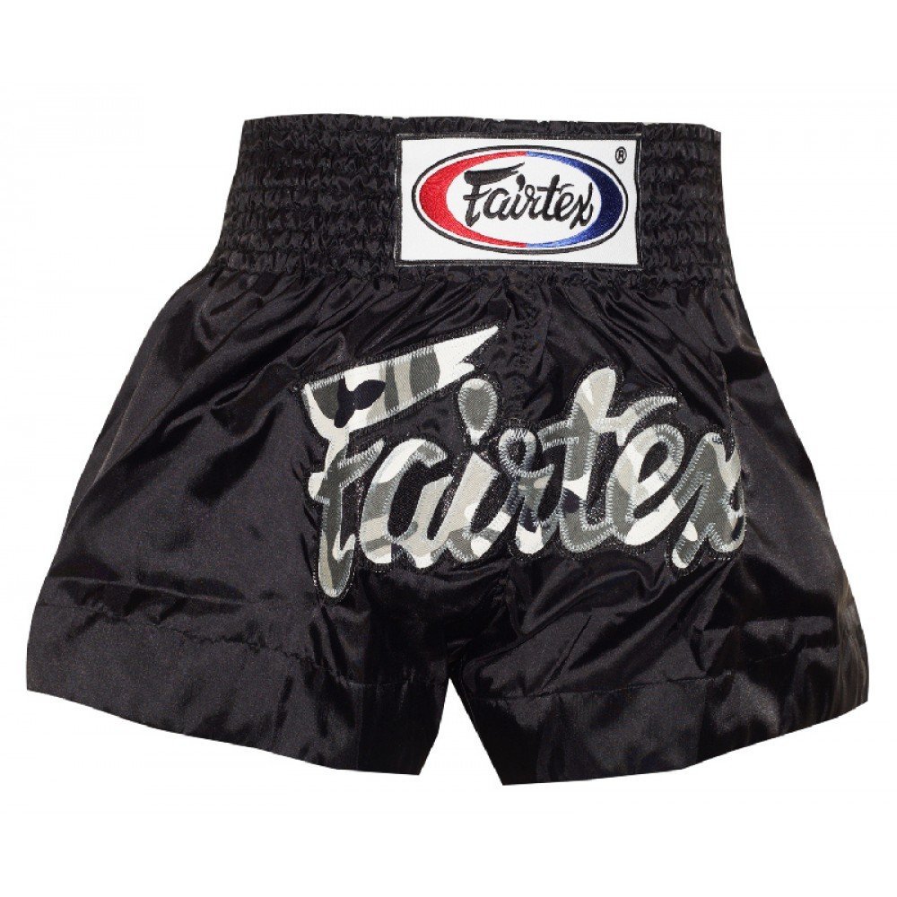Шорты для тайского бокса "M.L.XL" Fairtex, черные