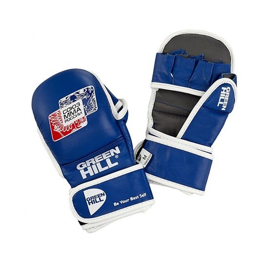 Перчатки СОЮЗ ММА синие