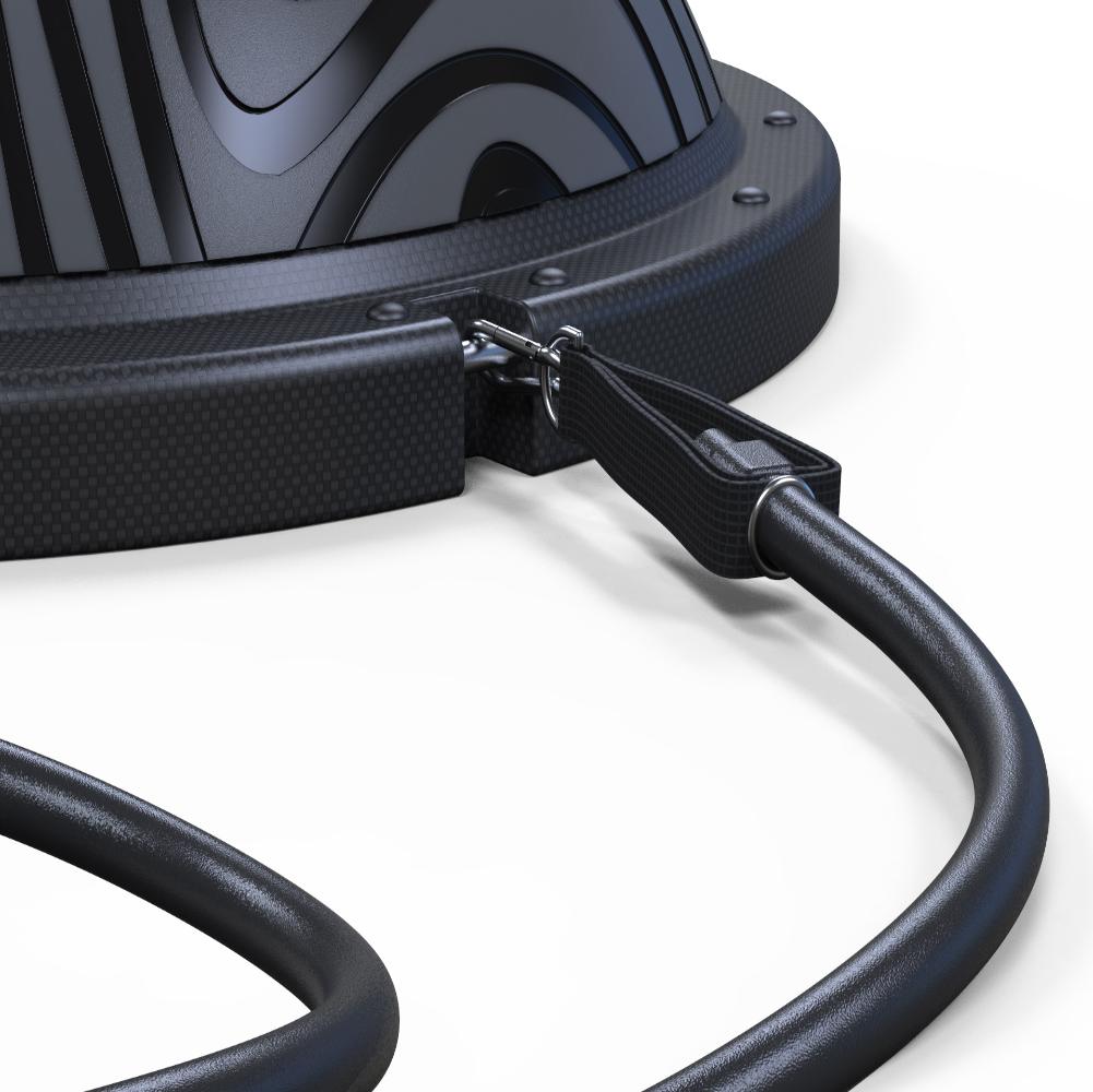 Полусфера гимнастическая надувная R3 с эспандерами и насосом Original Fittools