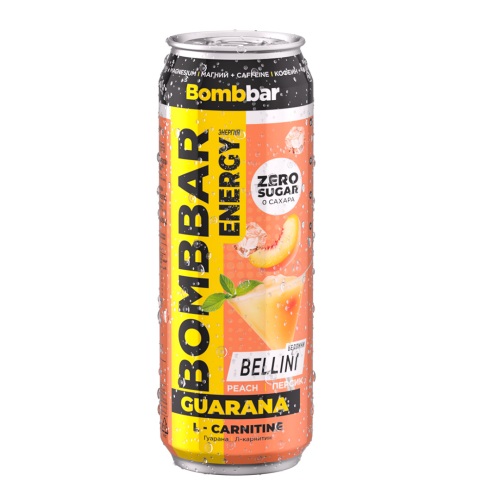 BOMBBAR напиток L-carnitine + Guarana (450 мл.)