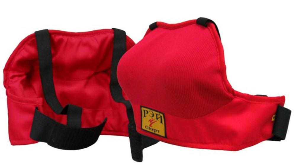 Защита на грудь Ray Sport (трикотаж, пластик), красный
