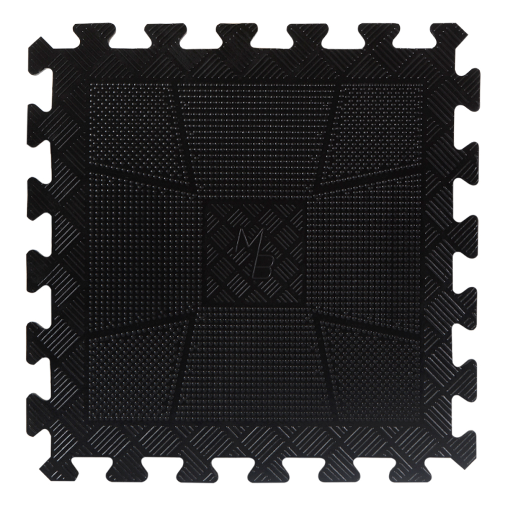 Коврик резиновый черный 40*40 12мм Barbell