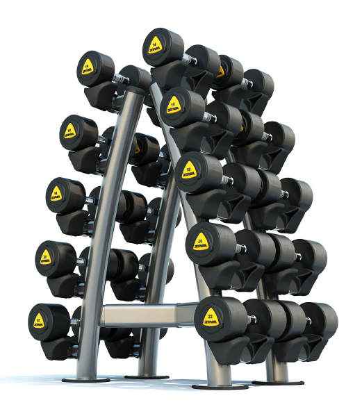 Стойка для гантелей двусторонняя на 10 пар