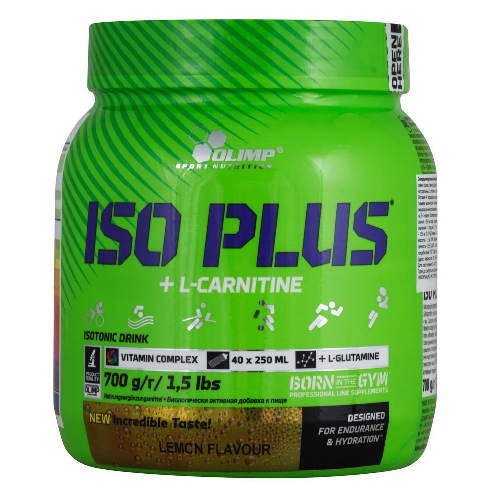Olimp Iso Plus + L-карнитин (700 г.) (Лимон)