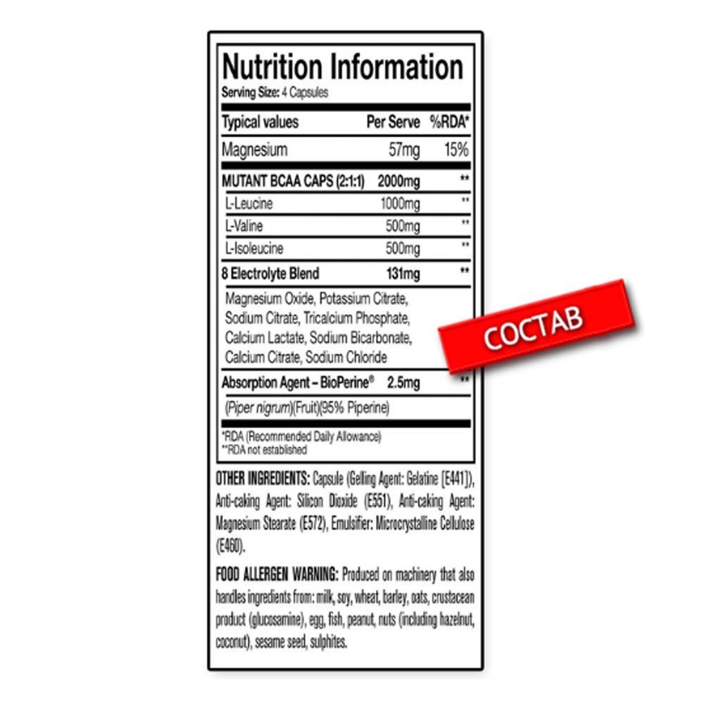 Mutant BCAA (200 капс.)