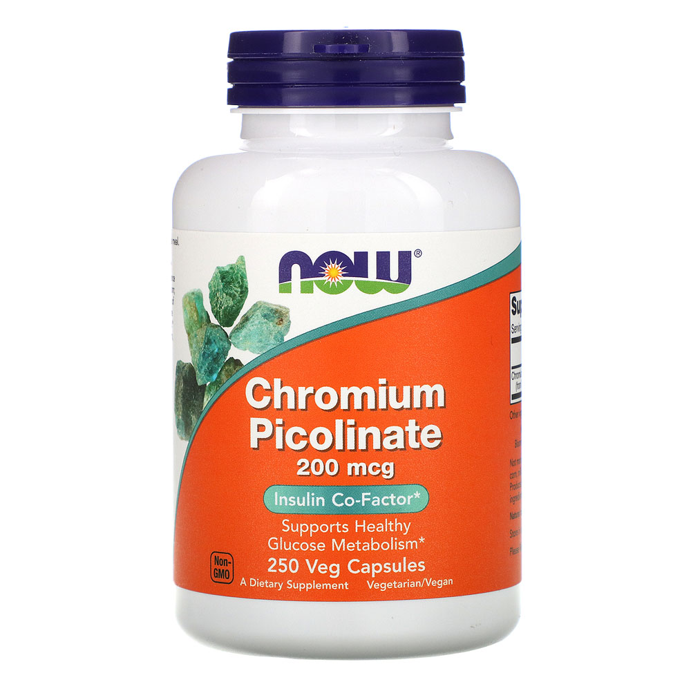 NOW Chromium Picolinate 200 мг. (250 капс.)