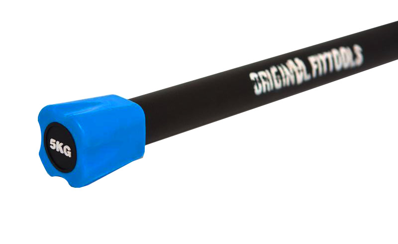 Бодибар FT 5 кг светло-синий наконечник Original FitTools
