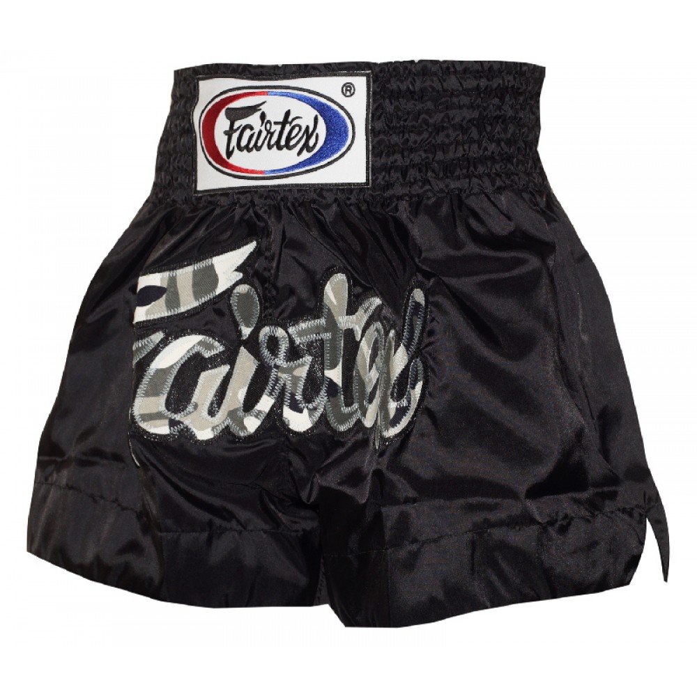 Шорты для тайского бокса "M.L.XL" Fairtex, черные