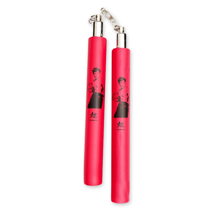 Макет нун-чаку "Брюс Ли" (резина, металл)