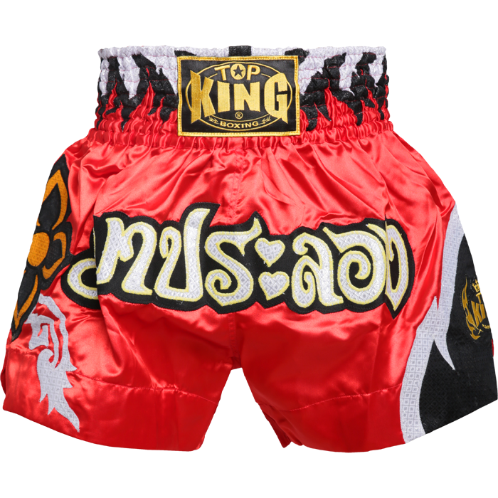 Шорты для тайского бокса TOP KING, красный