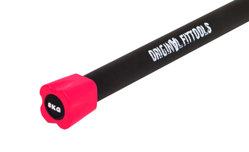Бодибар FT 8 кг розовый наконечник Original FitTools