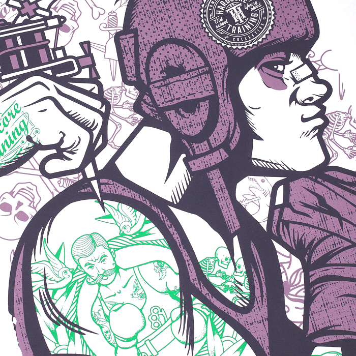 Футболка Hardcore Training Blood & Ink