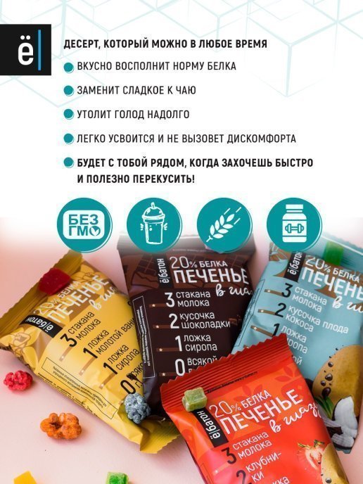 ё|Батон Печенье с глазурью (40 г.)