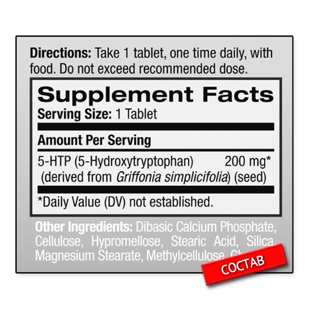 Natrol 5-HTP 200 мг.  (30 таб.)