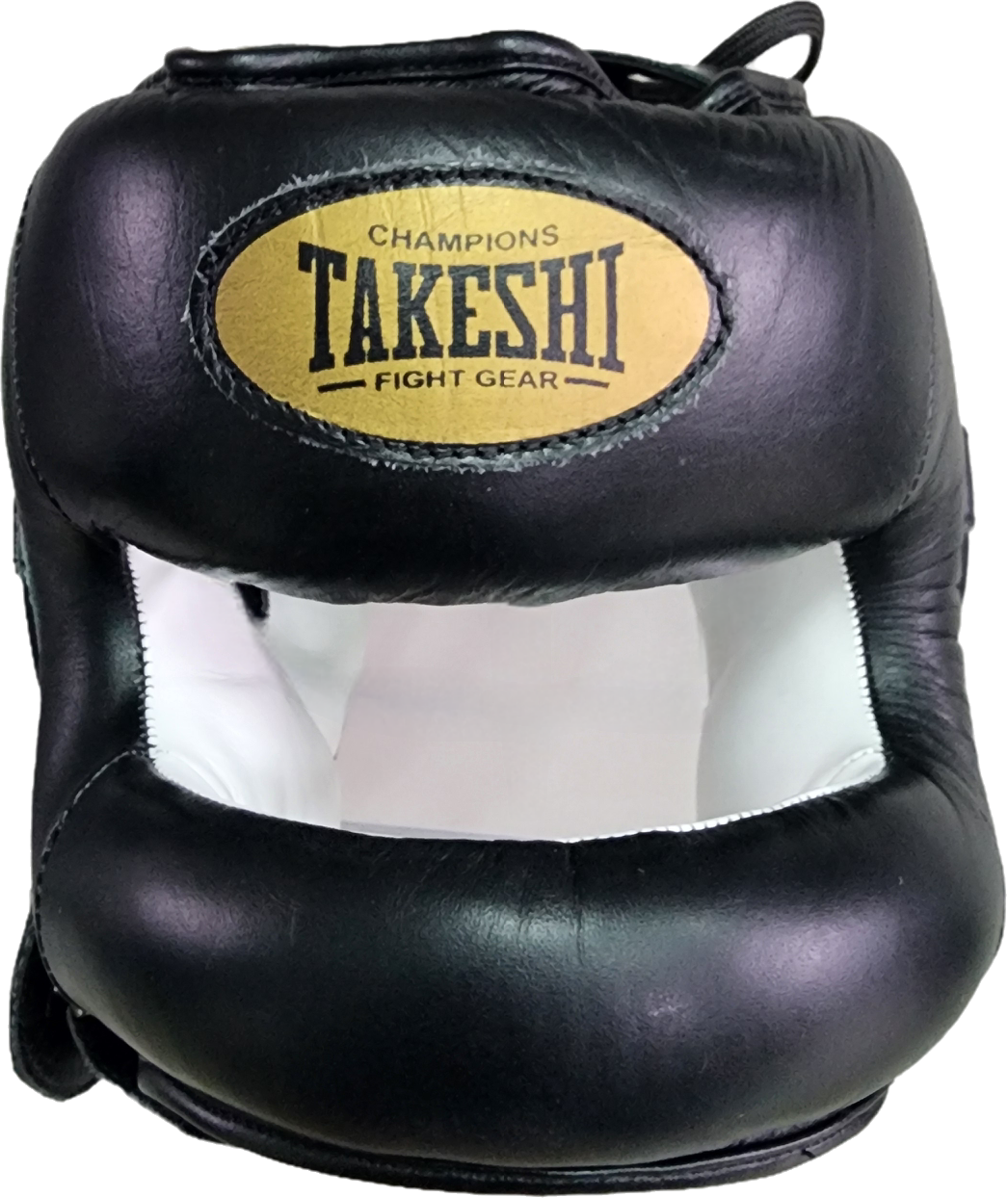 Шлем боксерский с бампером Takeshi коричневый