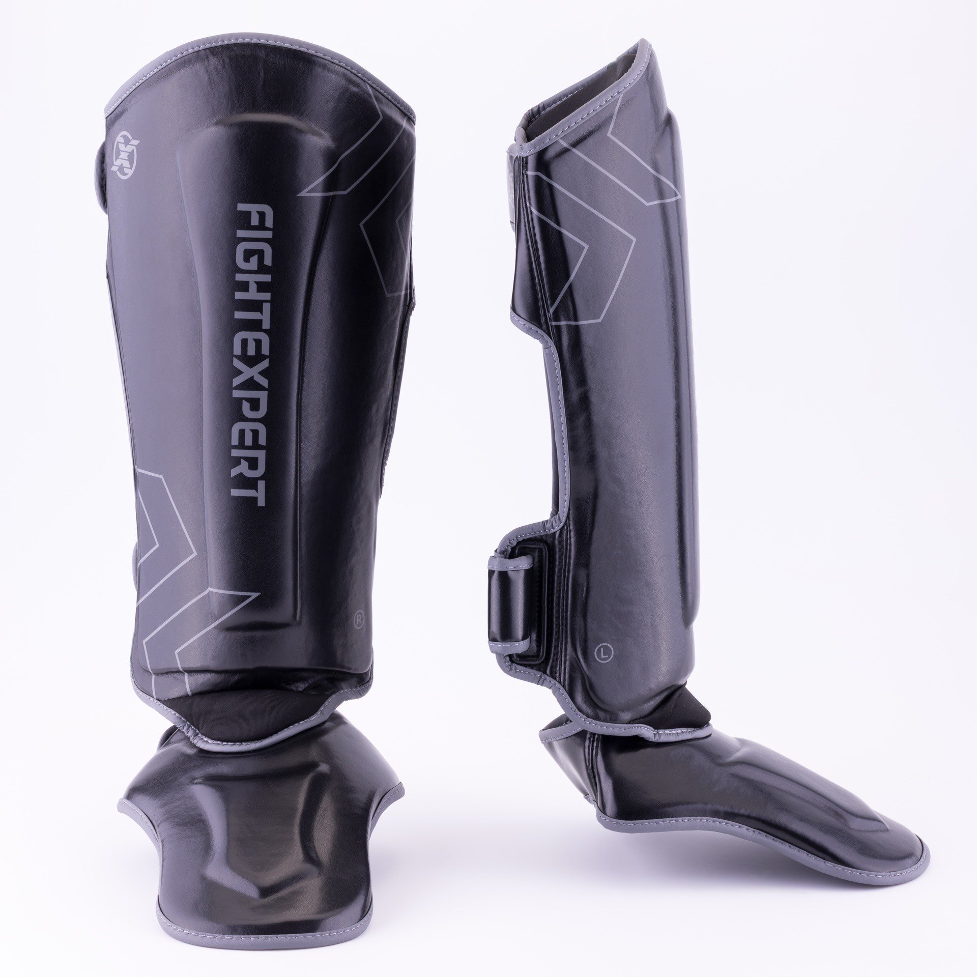 Защита голень-стопа Fight EXPERT Sparring черный