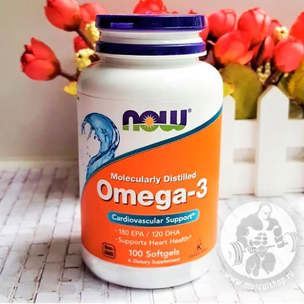 NOW Omega-3 (100 капс.)