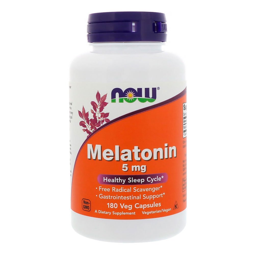 NOW Melatonin 5 мг. (180 капс.) 