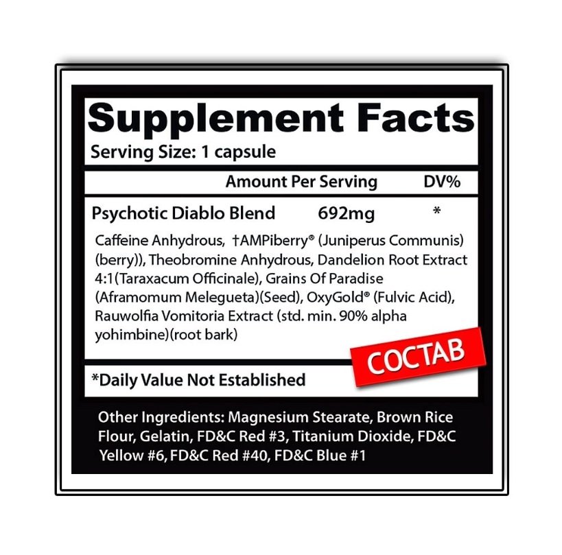 Insane Labz Psychotic Diablo (60 капс.)