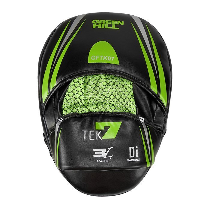 Лапы боксерские изогнутые TEK7 Green Hill