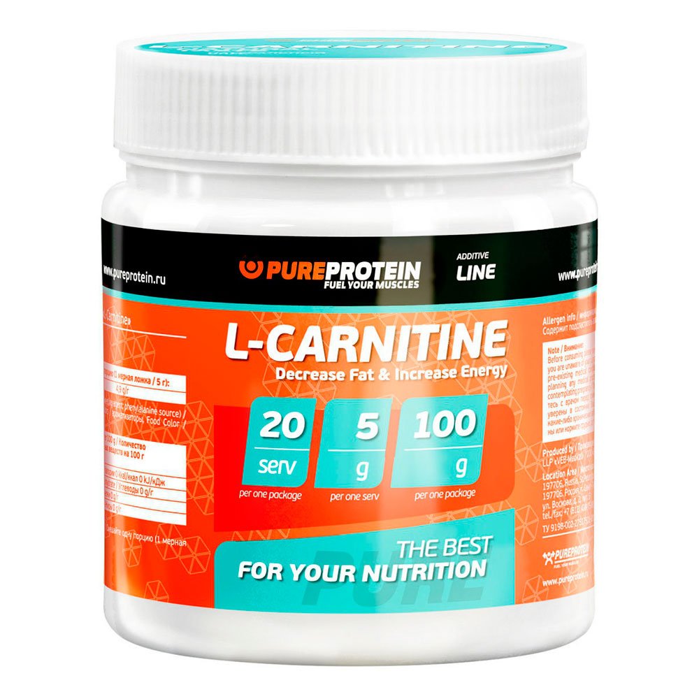 Pure Protein L-carnitine (100 г.)