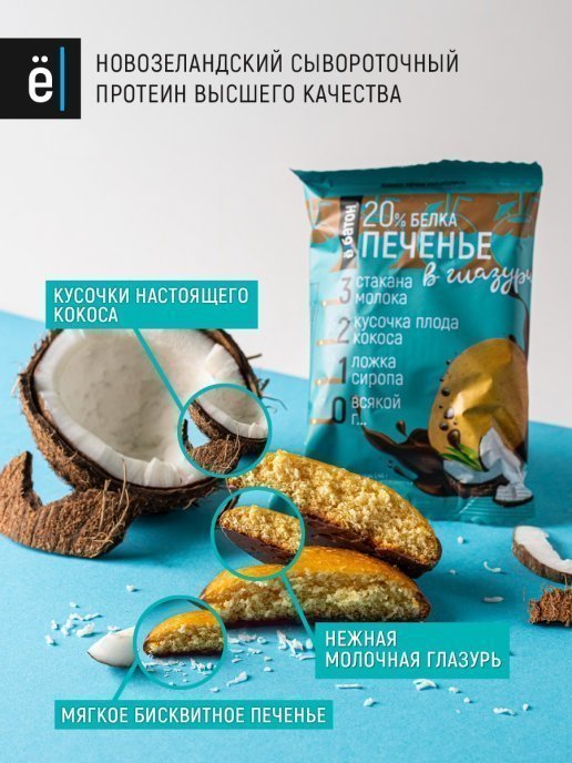 ё|Батон Печенье с глазурью (40 г.)