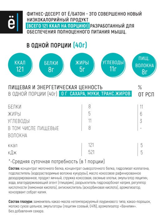 ё|Батон Печенье с глазурью (40 г.)