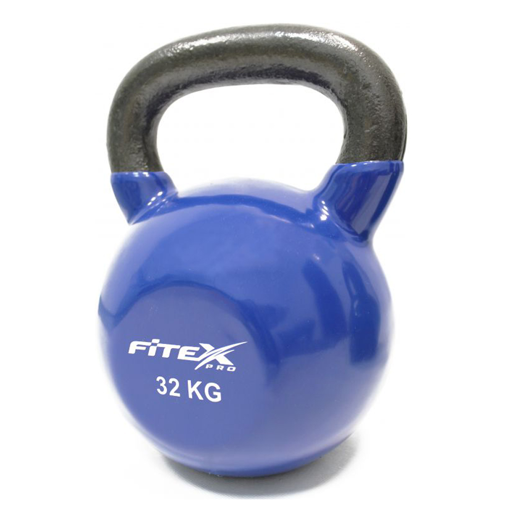 Гиря в виниловой оболочке 32 кг FITEX PRO