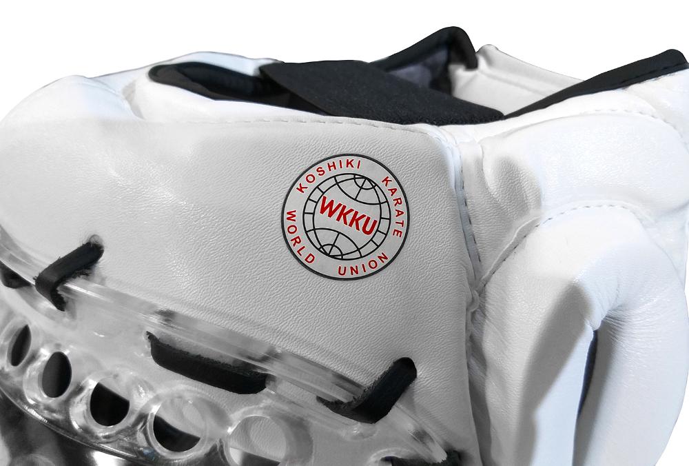 Шлем для Косики каратэ КРИСТАЛЛ-1, белый