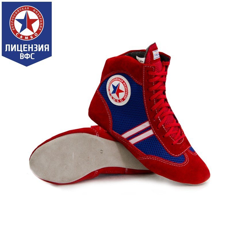 Борцовки для Самбо КОМБИНИРОВАННЫЕ Крепыш Я