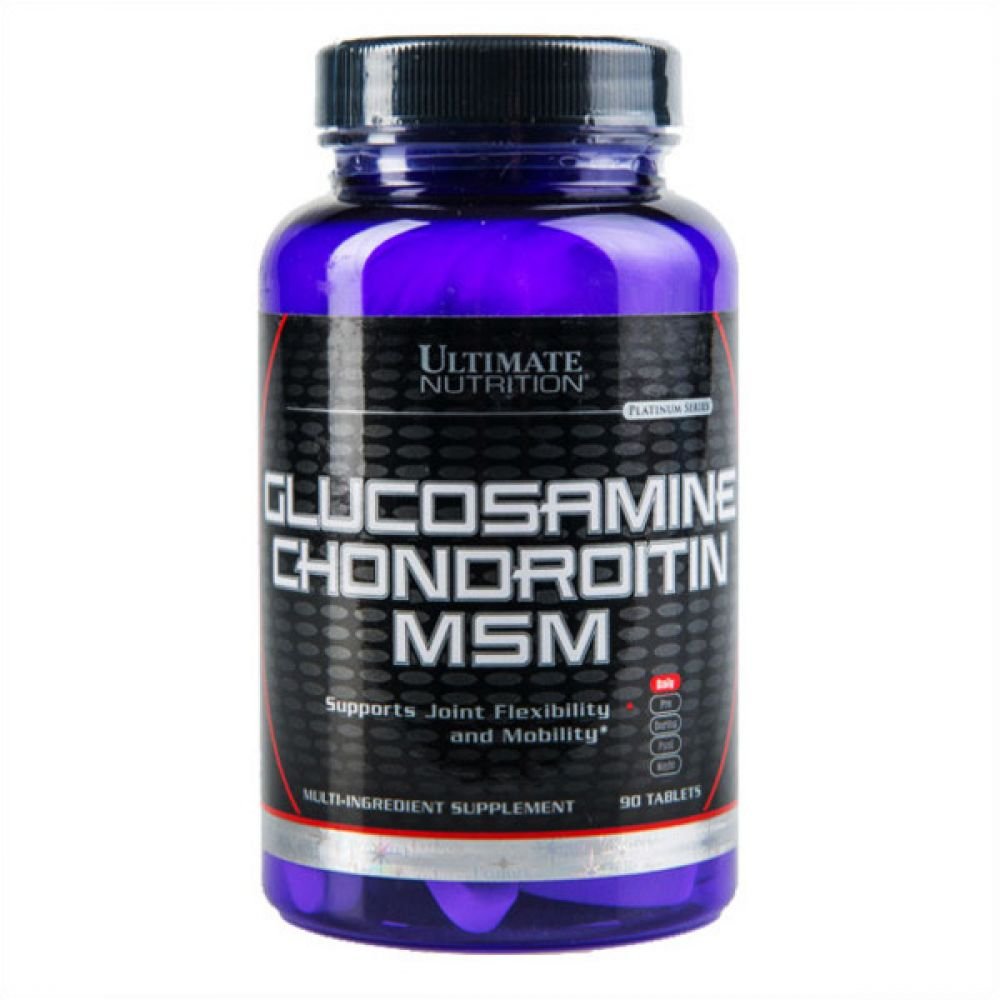 Ultimate Nutrition Glucosamine Chondroitin MSM (90 таб.) (Без вкуса)