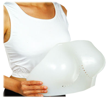 Защита груди женская (пластиковая чаша) АТАКА, белый