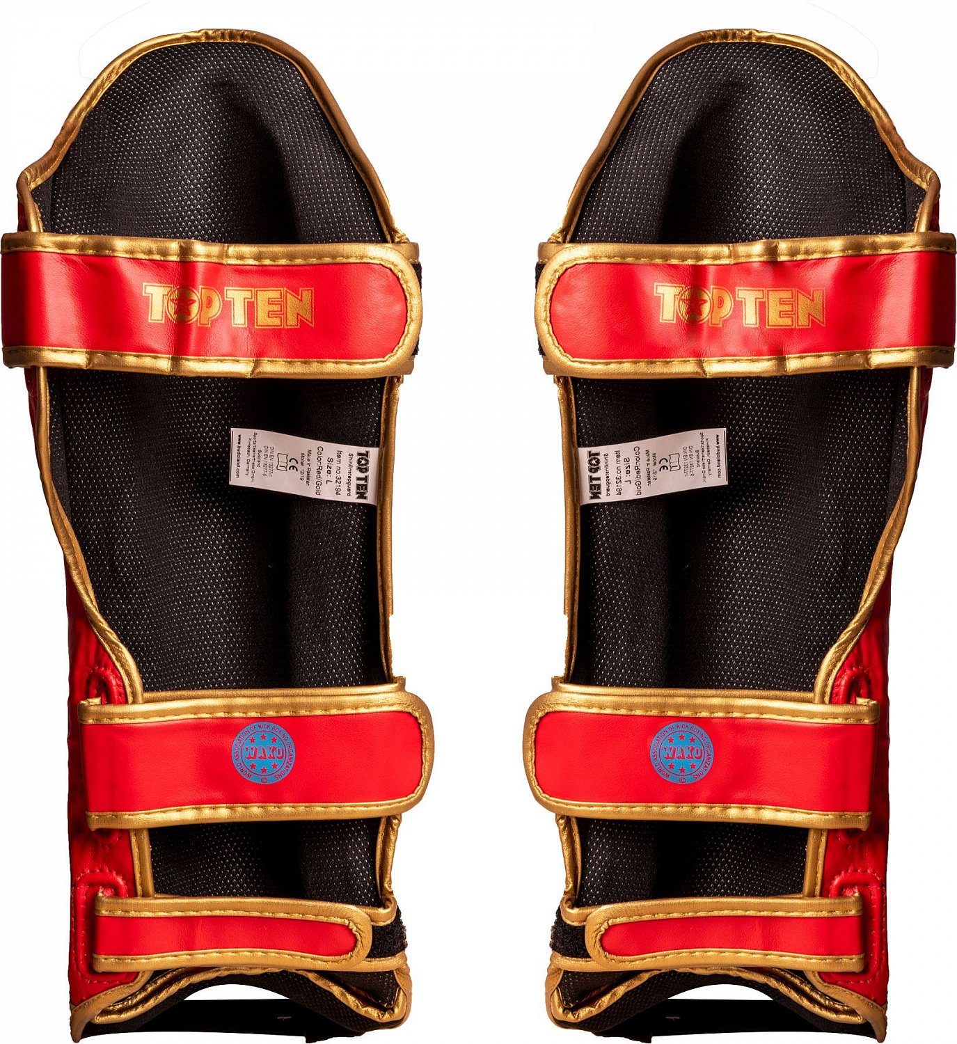 Защита голень-cтопа Topten красный